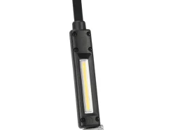 LAMPA WARSZTATOWA COB 500LM ELASTYCZNE RAMIĘ, REGULACJA ŚWIATŁA, IP54, IK07, PA6+TPR