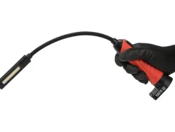 LAMPA WARSZTATOWA COB 500LM ELASTYCZNE RAMIĘ, REGULACJA ŚWIATŁA, IP54, IK07, PA6+TPR