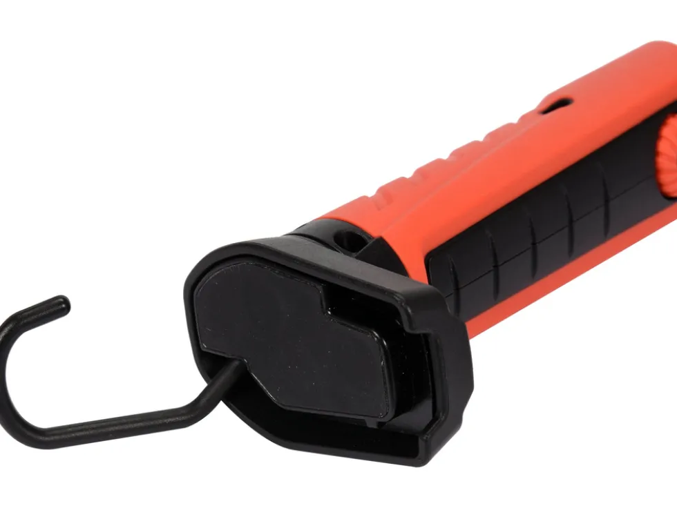 LAMPA WARSZTATOWA COB 500LM ELASTYCZNE RAMIĘ, REGULACJA ŚWIATŁA, IP54, IK07, PA6+TPR