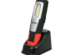 LAMPA WARSZTATOWA 6W COB, 600LM + 250LM, LI-ION 3.7V 2600MAH, IK07, IP54, CRI80