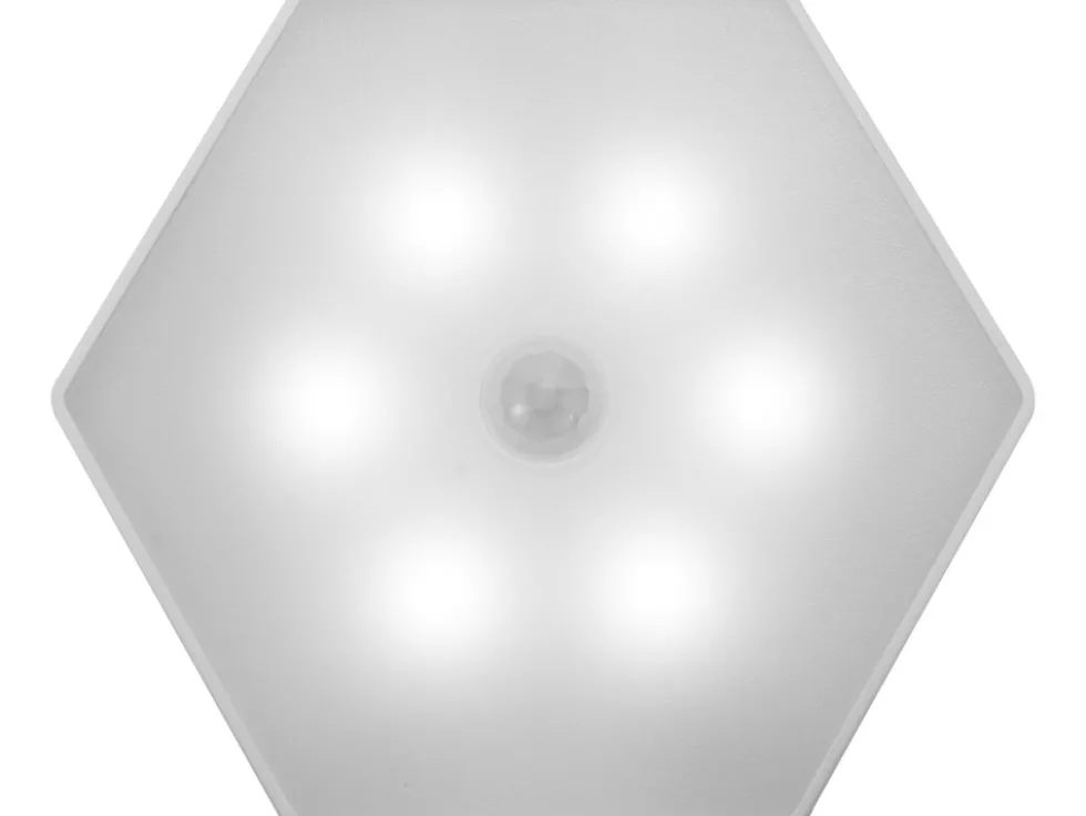 LAMPKA NOCNA SMD LED 50LM CZUJNIK RUCHU I ZMIERZCHU, AKU