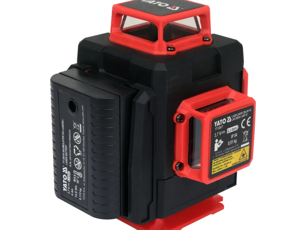 LASER ZIELONY A+ 16 LINIOWY 4D Z AKCESORIAMI