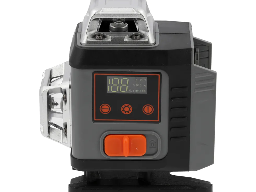 LASER ZIELONY 16 LINIOWY 4D Z AKCESORIAMI