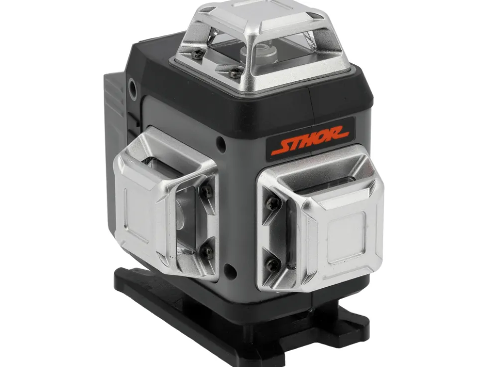 LASER ZIELONY 16 LINIOWY 4D Z AKCESORIAMI