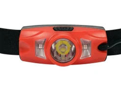 LATARKA CZOŁOWA 500LM, AKUMULATOROWA, LI-ION 3,7V 1000MAH, IP44, ŚWIATŁO BIAŁE, NIEBIESKIE I CZERWONE