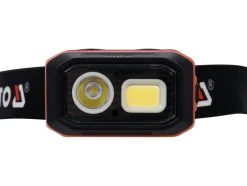 LATARKA CZOŁOWA 500LM, AKU/3XAAA, CZUJNIK RUCHU, LI-ION 3,7V 1000MAH, IP54, PŁYNNA REGULACJA ŚWIATŁA