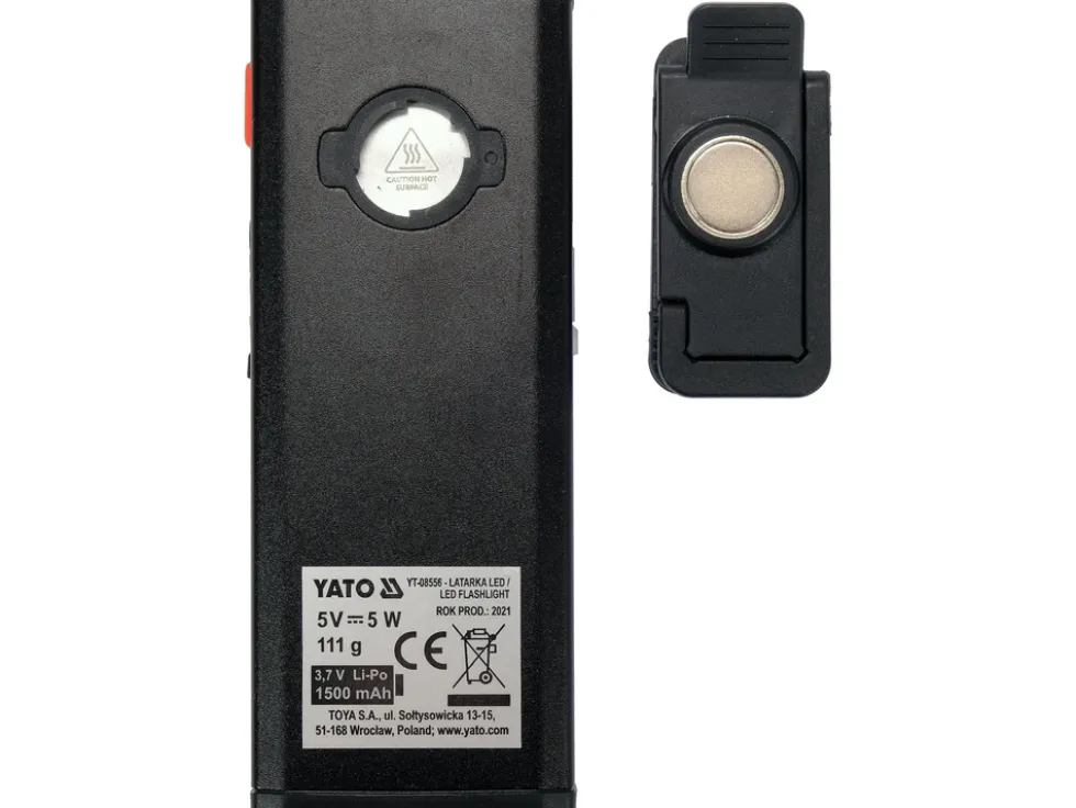 LATARKA ROBOCZA 500LM, LI-PO 3,7V 1500MAH