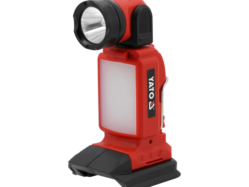 LATARKA 2W1 18V 250LM, RUCHOMA GŁOWICA - BEZ AKUMULATORA