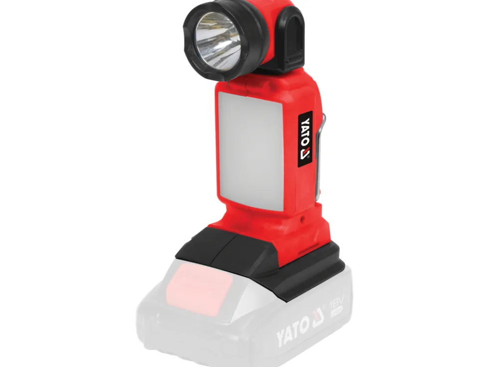LATARKA 2W1 18V 250LM, RUCHOMA GŁOWICA - BEZ AKUMULATORA
