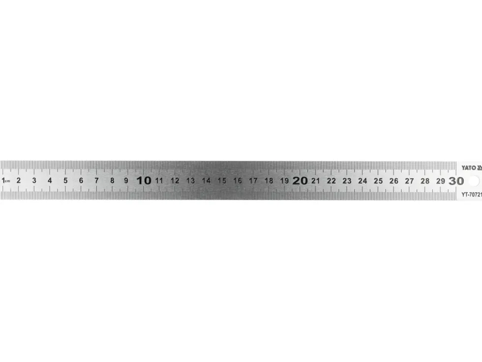 LINIAŁ MIERNICZY STAINLESS STEEL 300MM
