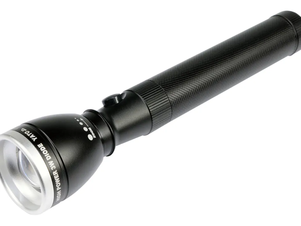 METALOWA LATARKA Z DIODĄ LED 228X47MM