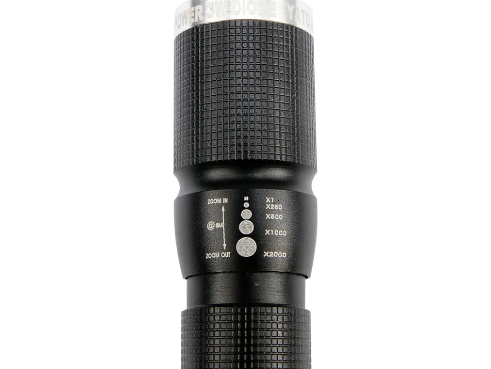 METALOWA LATARKA Z DIODĄ LED, 100X25MM