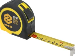MIARA ZWIJANA ŻÓŁTO-CZARAN 7,5 M X 25 MM
