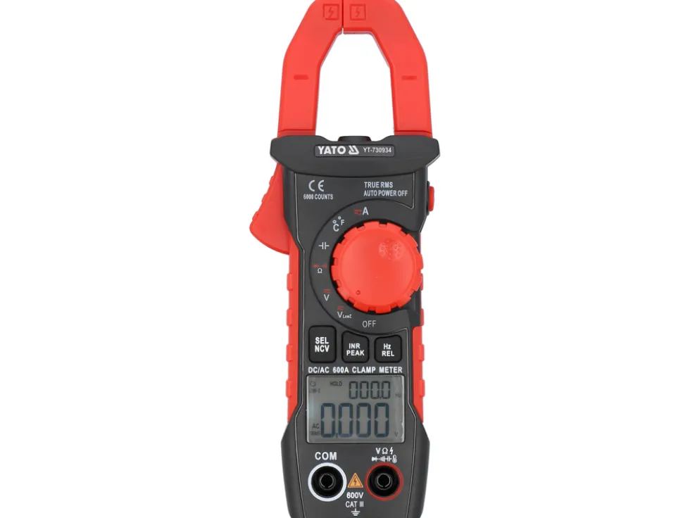 MIERNIK CĘGOWY TRUE RMS AC/DC 10MA - 600A