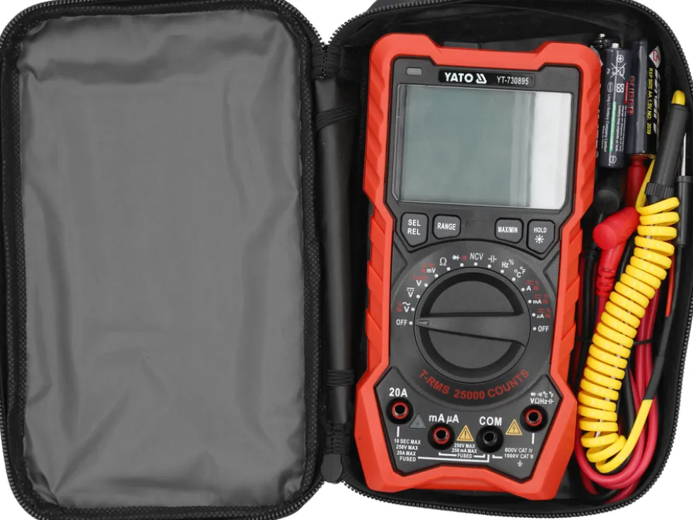 MIERNIK CYFROWY TRUE RMS AC+DC LCD 25000