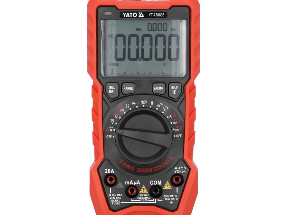 MIERNIK CYFROWY TRUE RMS AC+DC LCD 25000