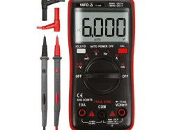 MIERNIK CYFROWY TRUE RMS Z AUTOMATYCZNYM ZAKRESEM LCD 6000