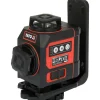 MINI LASER ZIELONY 16 LINIOWY 4D Z AKCSESORIAMI