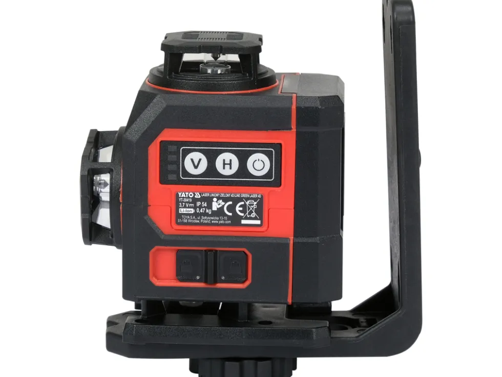 MINI LASER ZIELONY 16 LINIOWY 4D Z AKCSESORIAMI
