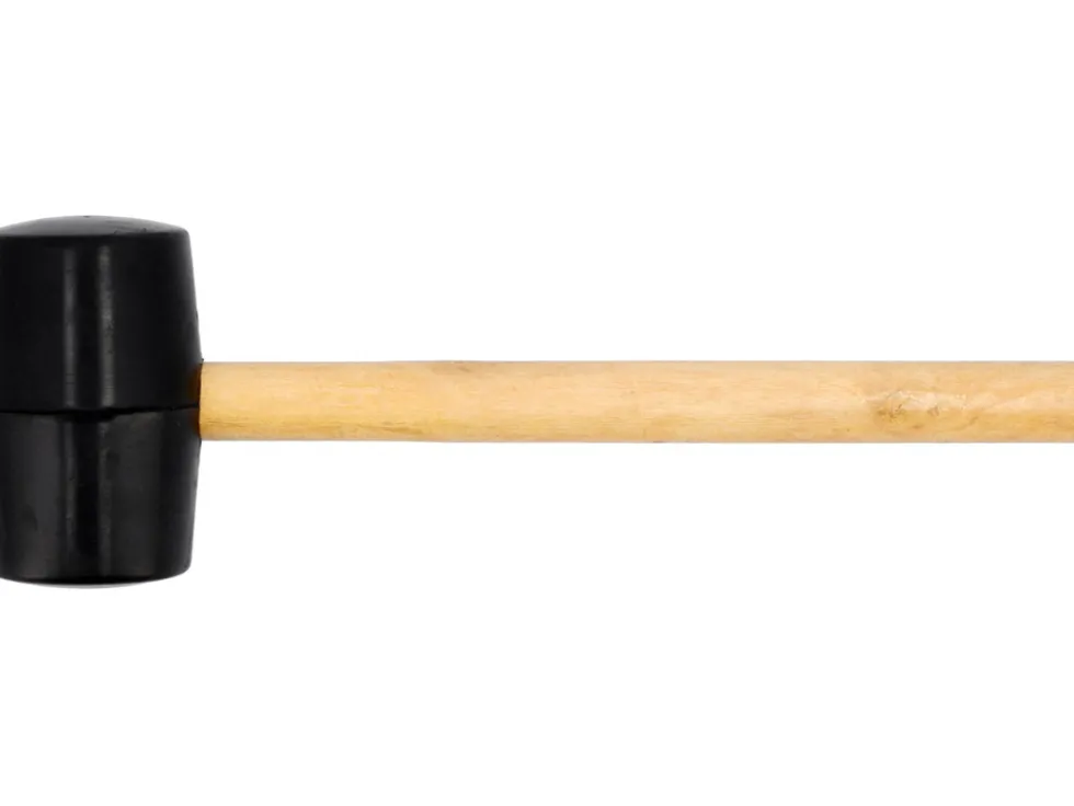 MŁOTEK GUMOWY 450G,TRZONEK DREWNIANY
