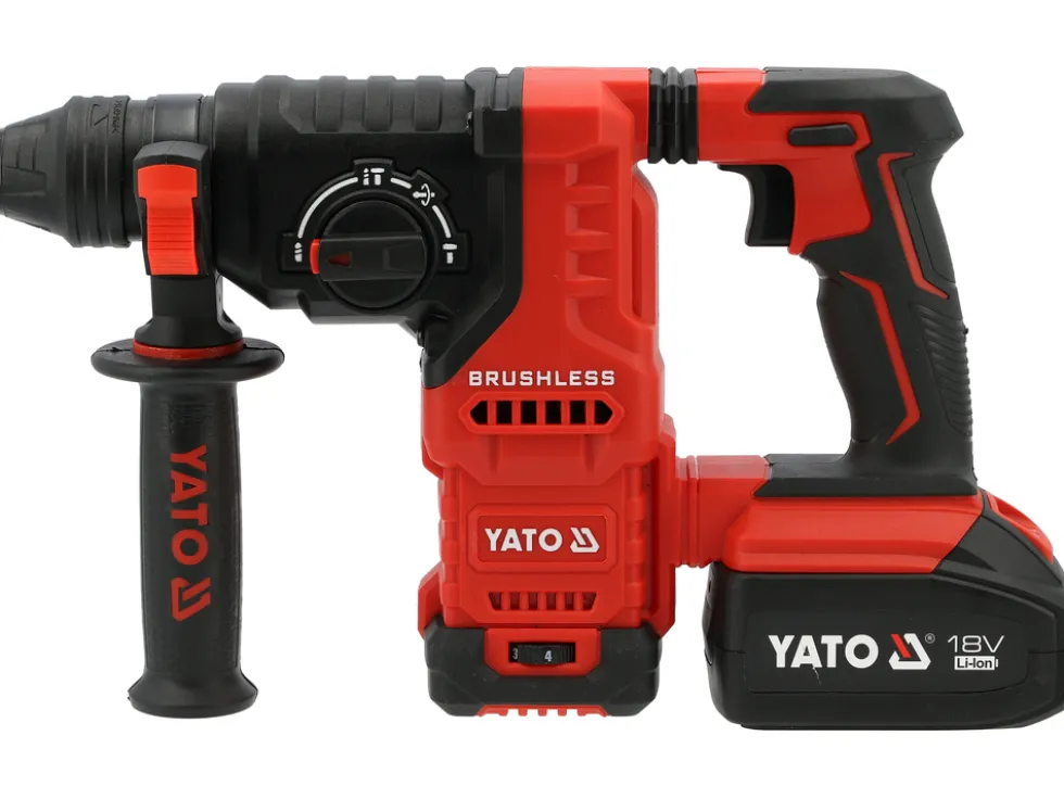 MŁOTOWIERTARKA 18V + 1X4AH (BL MOTOR) Z PIONOWYM SILNIKIEM