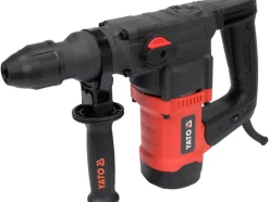 MŁOT UDAROWO-OBROTOWY SDS+ 1100W, 3 FUNKCJE (KUCIE, WIERCENIE Z UDAREM I BEZ UDARU), W KOMPLECIE WIERTŁA I DŁUTA