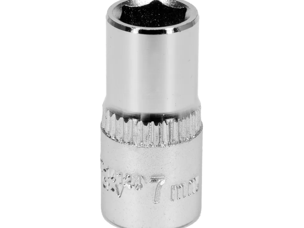 NASADKA 7MM 1/4" 6-KĄT. CV KRÓTKA