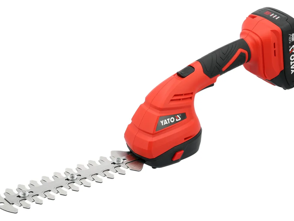 NOŻYCE DO TRAWY I ŻYWOPŁOTU 18V Z BATERIĄ 2AH I ŁADOWARKĄ, BRUSHLESS