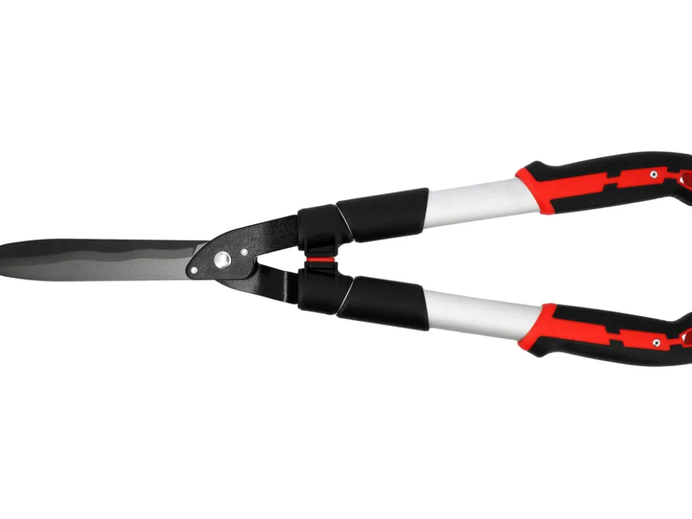 NOŻYCE DO ŻYWOPŁOTU FALISTE TELESKOPOWE ALUMINIOWE