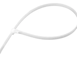 OPASKI PLASTIKOWE, ROZPINANE 7,6X200MM 50SZT. BIAŁ