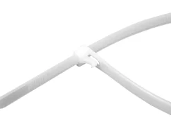 OPASKI PLASTIKOWE, ROZPINANE 7,6X350MM 50SZT. BIAŁ