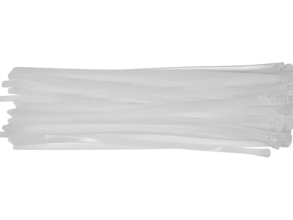 OPASKI PLASTIKOWE, ROZPINANE 7,6X350MM 50SZT. BIAŁ
