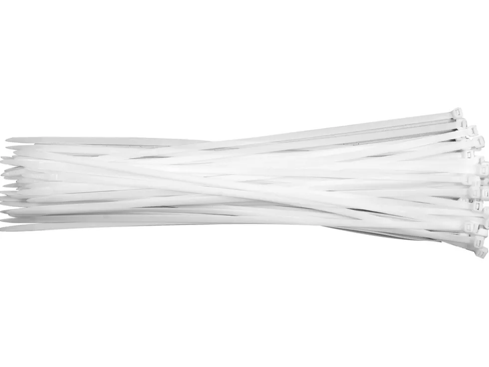 OPASKI PLASTIKOWE 300X7,6 50SZT. BIAŁE