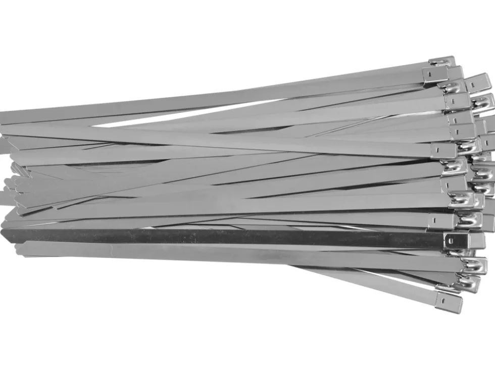 OPASKI ZACISKOWE ZE STALI NIERDZEWNEJ 8.0X250MM 50SZT.