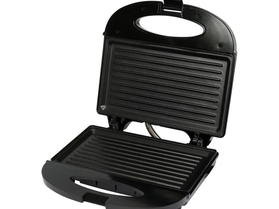 OPIEKACZ 750W, PŁYTA GRILLOWA 21,5X12,5CM, CZARNY