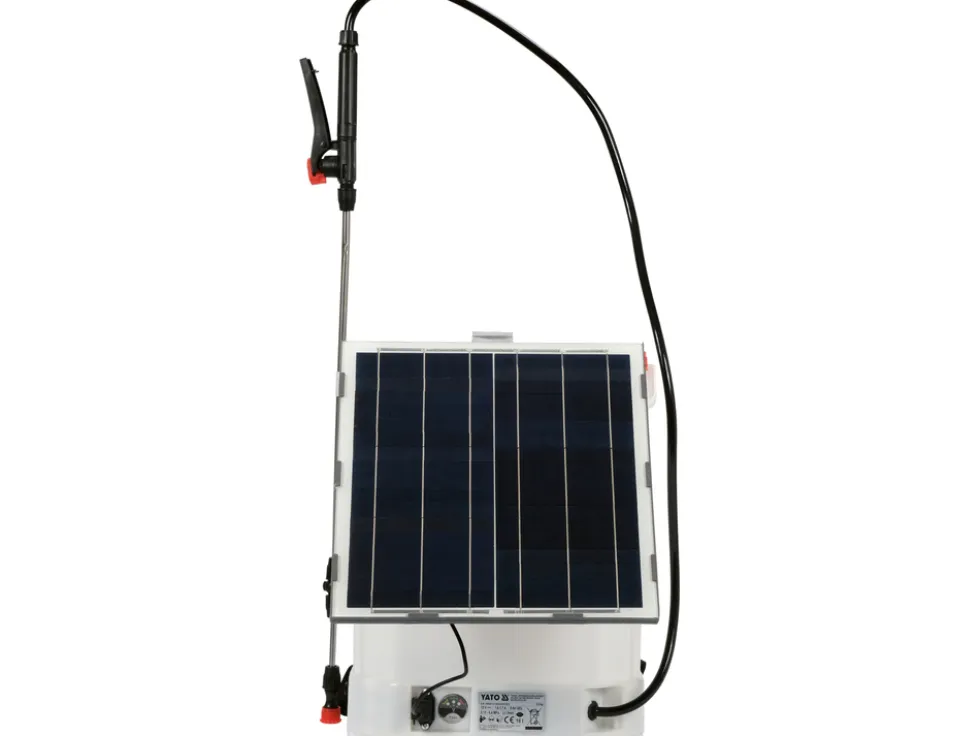 OPRYSKIWACZ AKUMULATOROWY 12V Z PANELEM SOLARNYM, 16L, 8AH