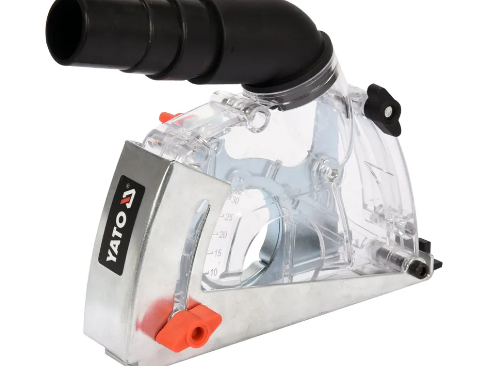 OSŁONA Z ODSYSANIEM PYŁU DO CIĘCIA SZLIFIERKĄ 125MM