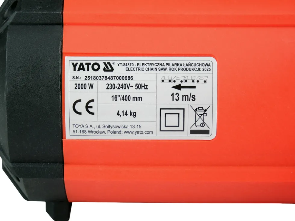 PIŁA ŁAŃCUCHOWA ELEKTRYCZNA 2000W