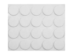 PODKŁADKI FILCOWE 20 MM BIAŁE