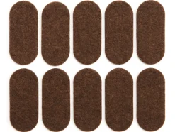 PODKŁADKI FILCOWE 20X45 MM BRĄZOWE