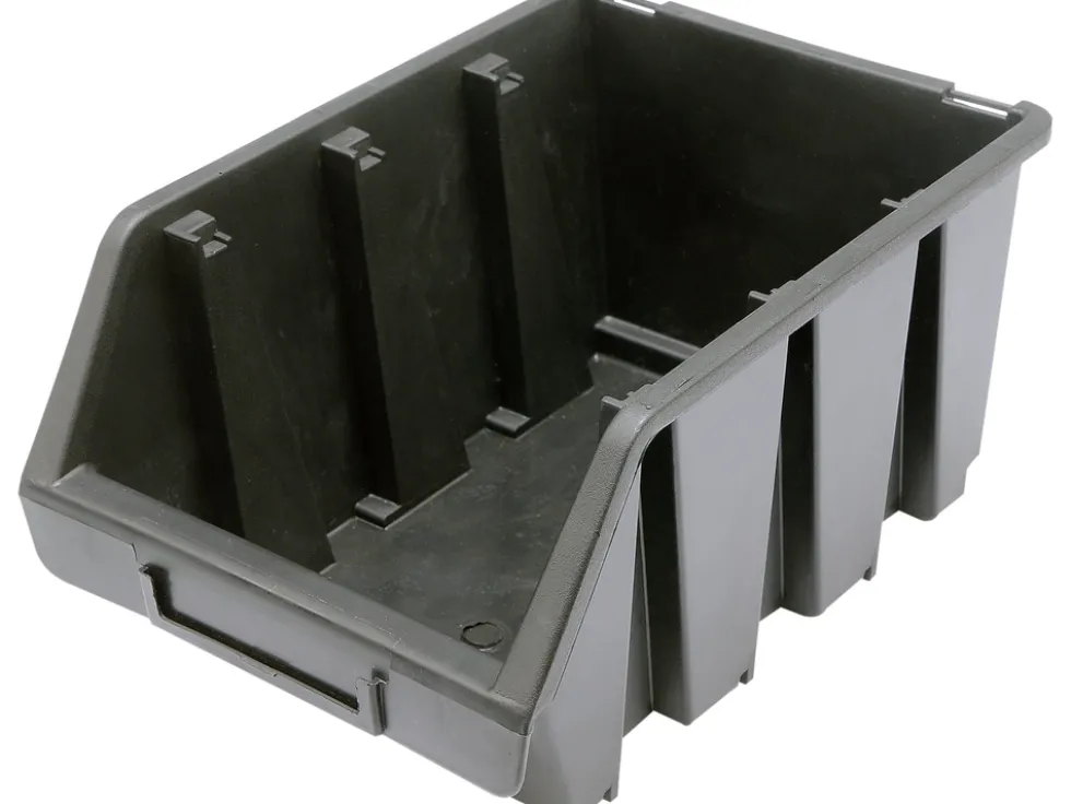 POJEMNIK MAGAZYNOWY CZARNY M 170 X 240 X 126