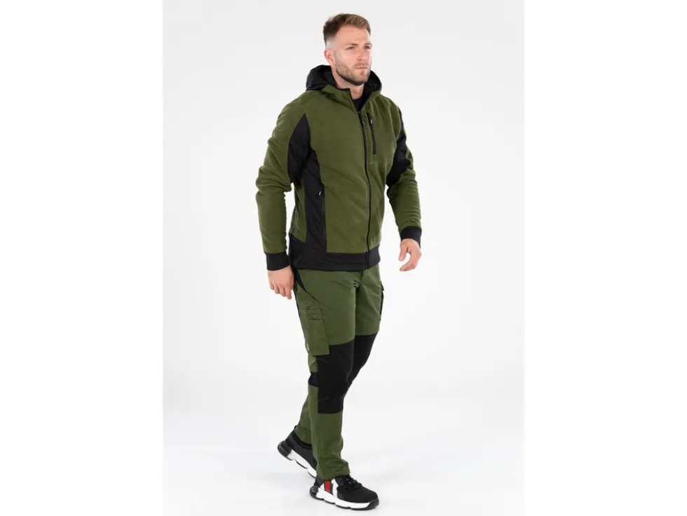 POLAR Z KAPTUREM SARNA GREEN ROZM. S