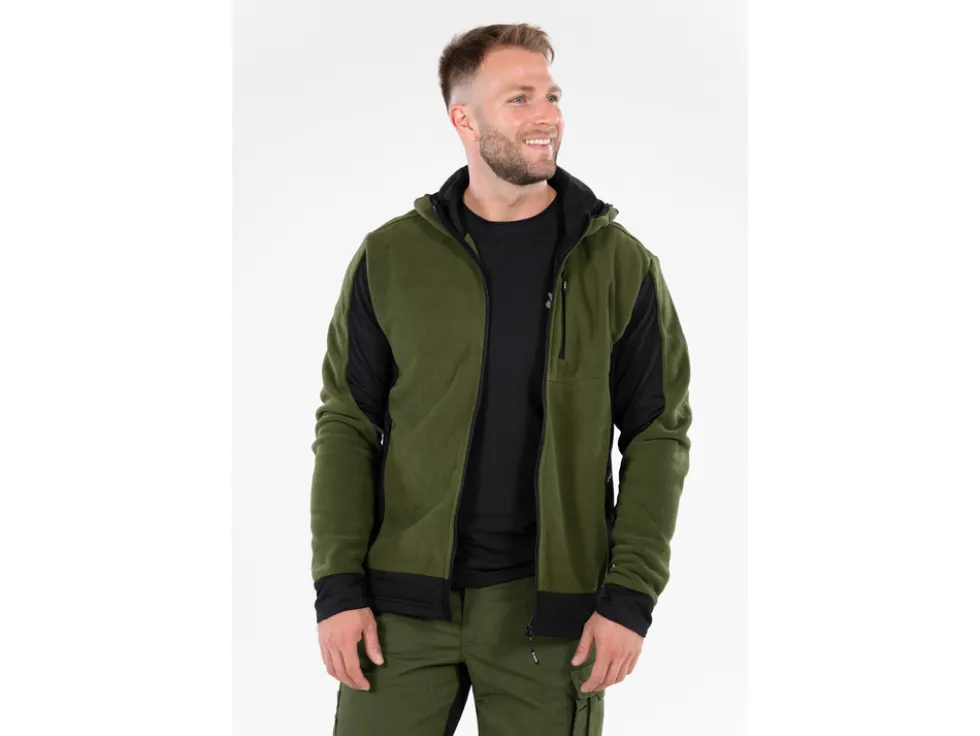 POLAR Z KAPTUREM SARNA GREEN ROZM. 2XL