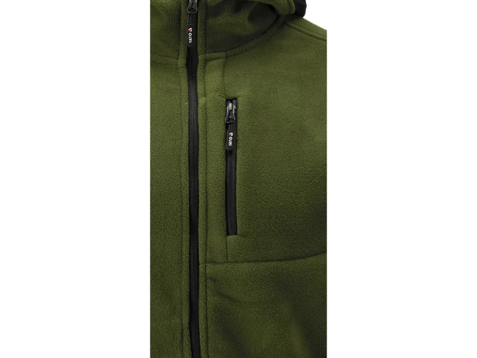 POLAR Z KAPTUREM SARNA GREEN ROZM. 2XL