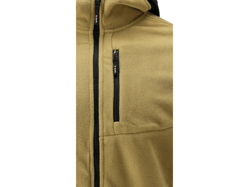 POLAR Z KAPTUREM SARNA KHAKI ROZM. S