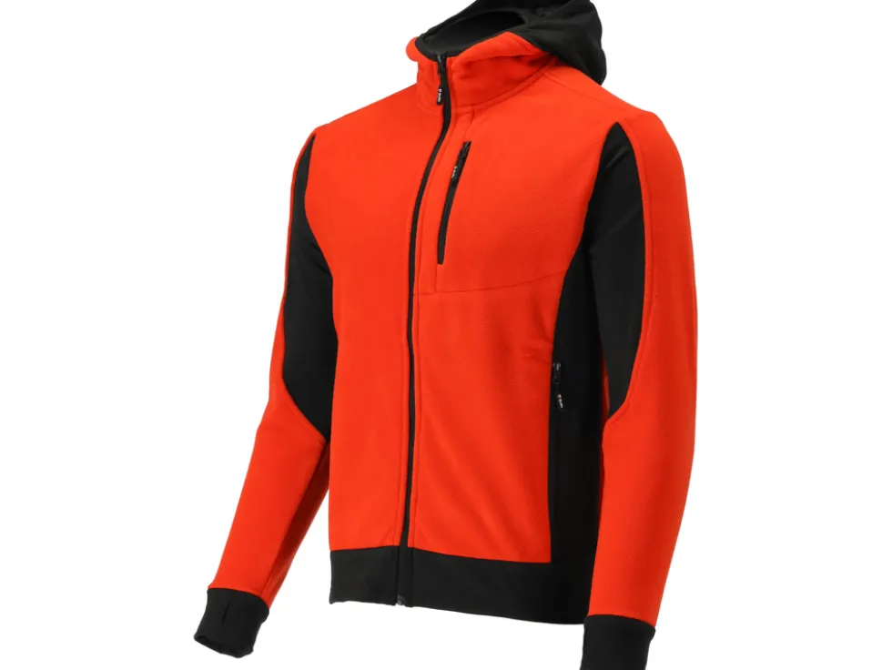 POLAR Z KAPTUREM SARNA RED ROZM. M