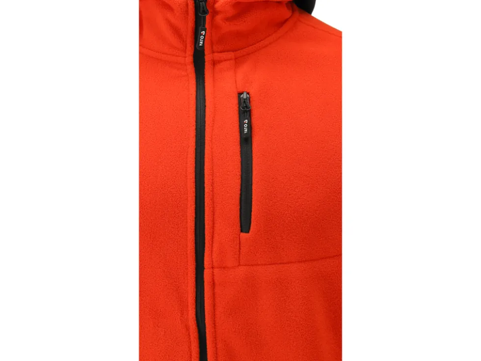POLAR Z KAPTUREM SARNA RED ROZM. M