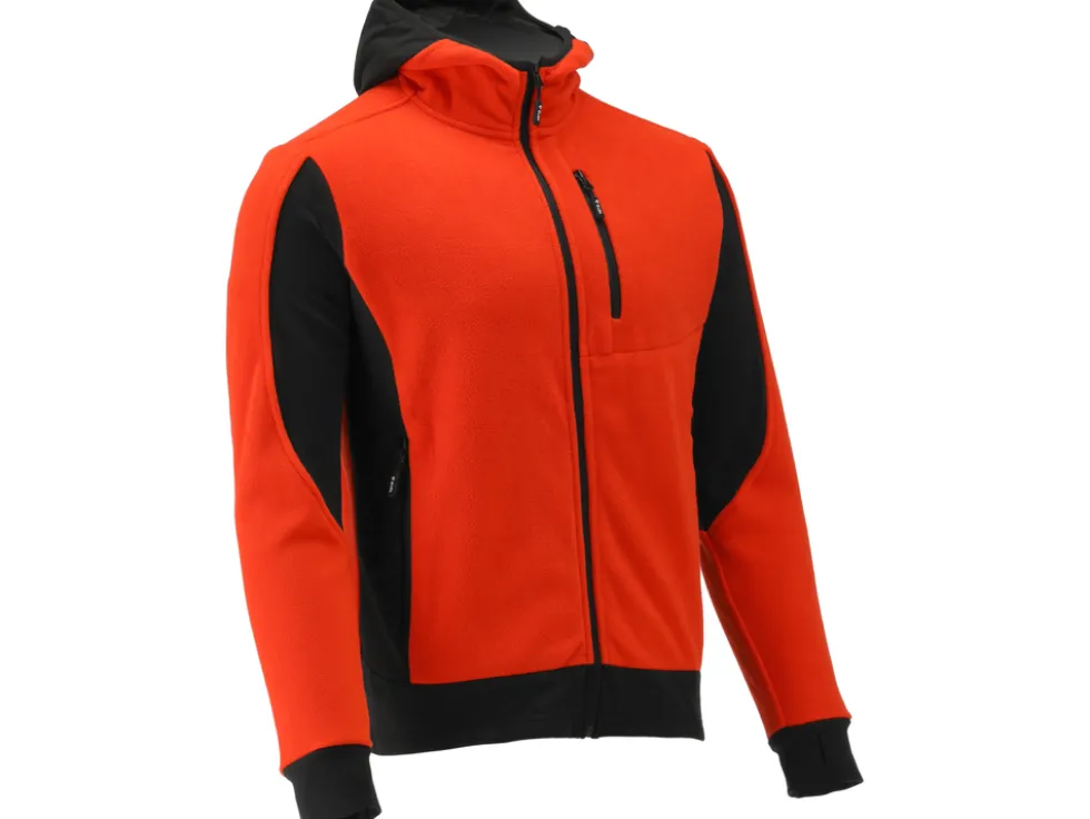 POLAR Z KAPTUREM SARNA RED ROZM. L