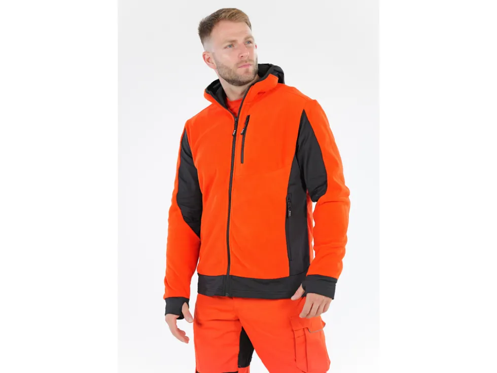 POLAR Z KAPTUREM SARNA RED ROZM. L