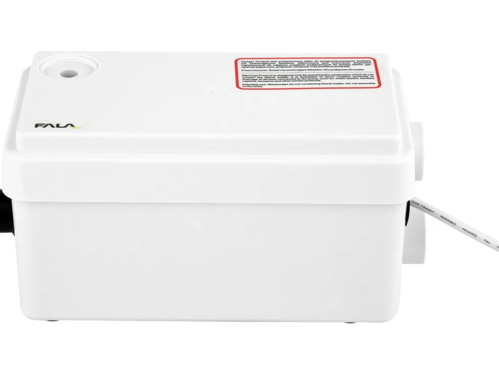 POMPA ŁAZIENKOWA DO ŚCIEKÓW Z PRYSZNICA I UMYWALKI (BEZ PODŁĄCZENIA DLA WC) 250W H=4M